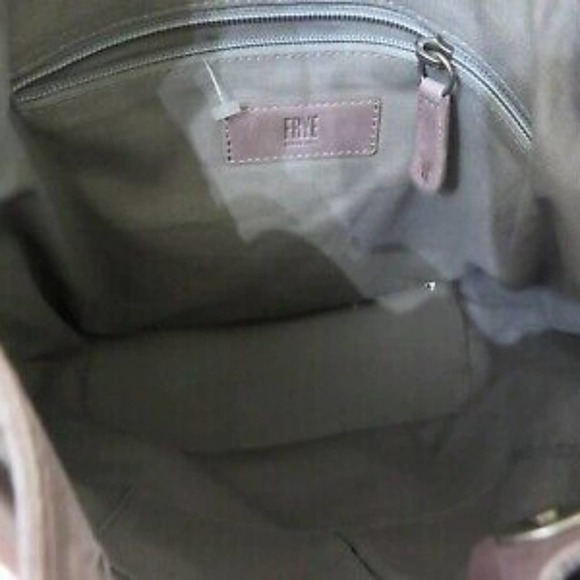 FRYE MELISSA LEATHER DRAWSTRING HOBO BAG PURSE NEW AMETHYST Purple Leather New‎ - Picture 12 of 13